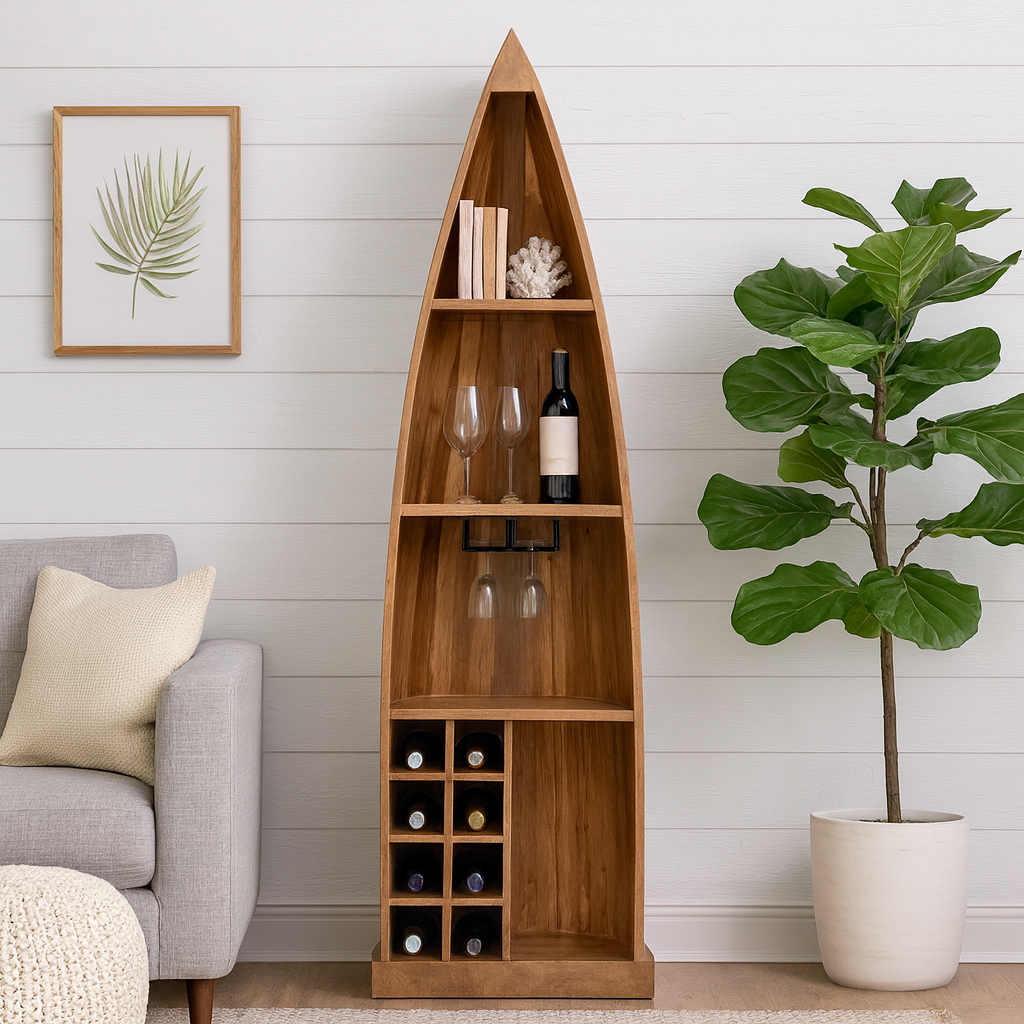 Steven Wooden Bar Cabinet