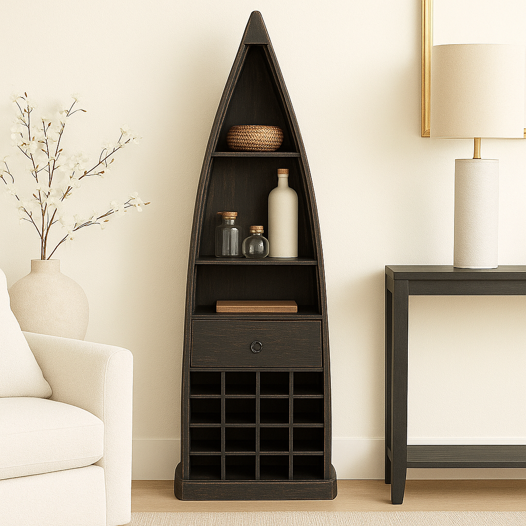 Blacky Wooden Bar Cabinet