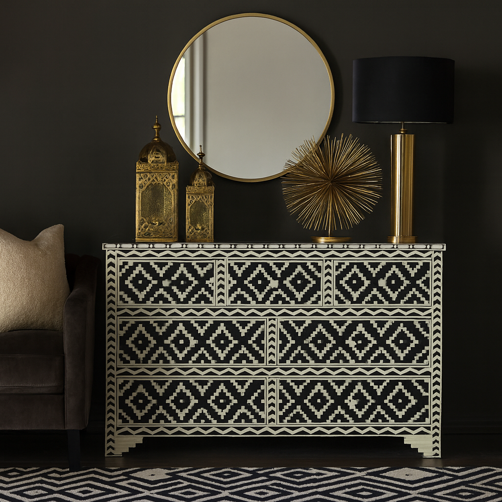Kylie Bone Inlay Dresser