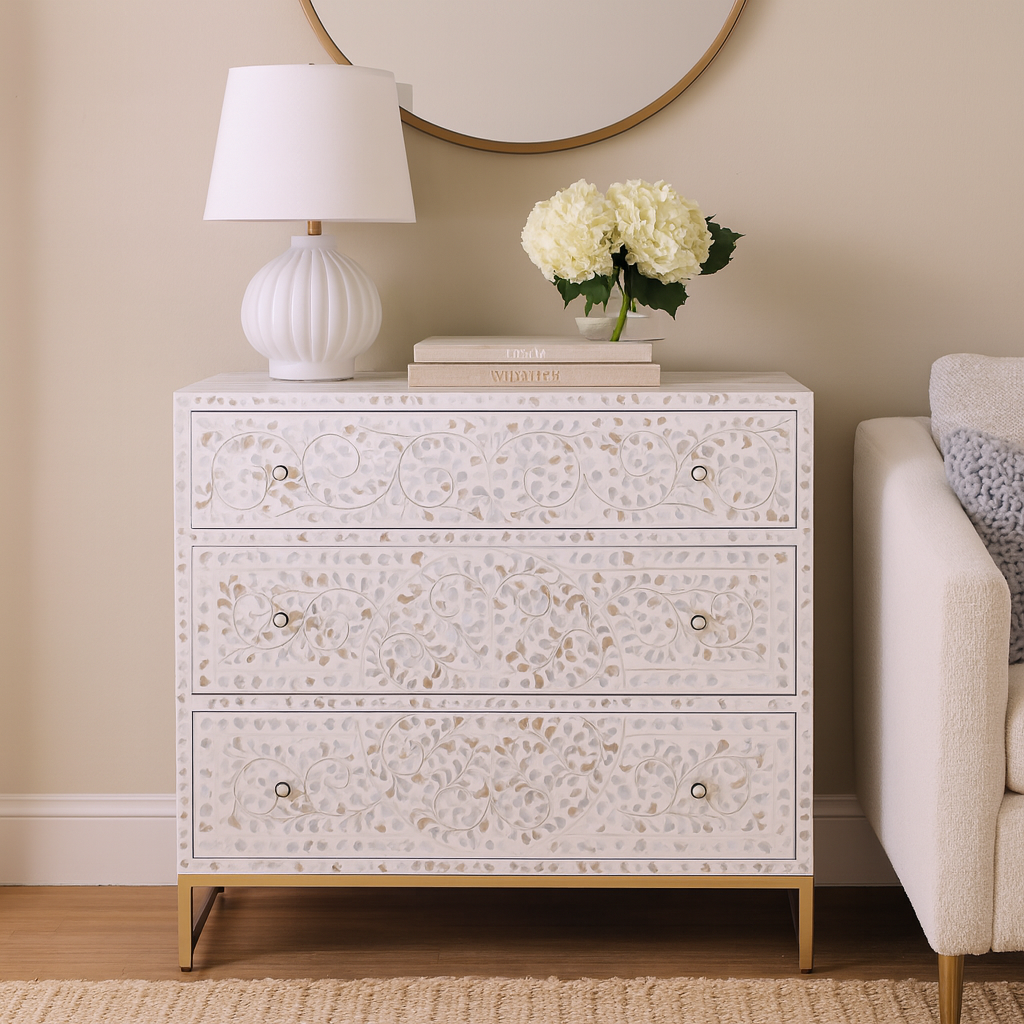 Bob Mother of Pearl Inlay Chest