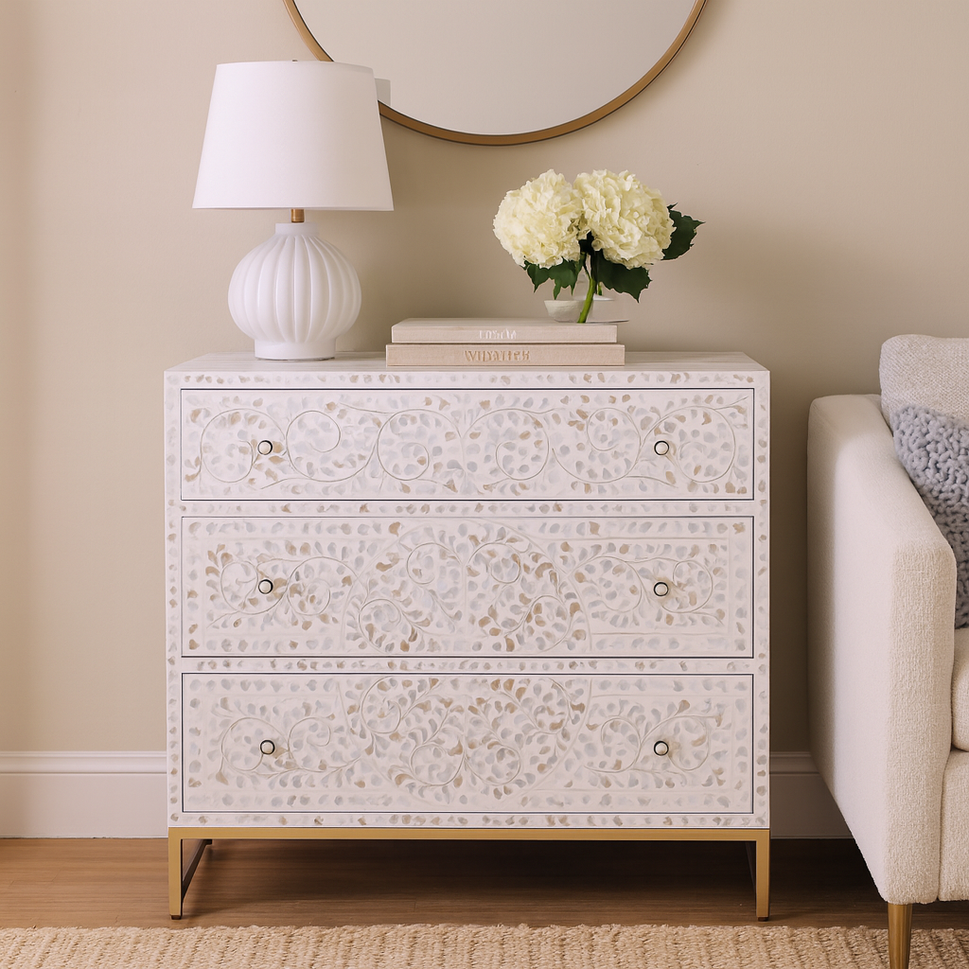 Bob Mother of Pearl Inlay Chest