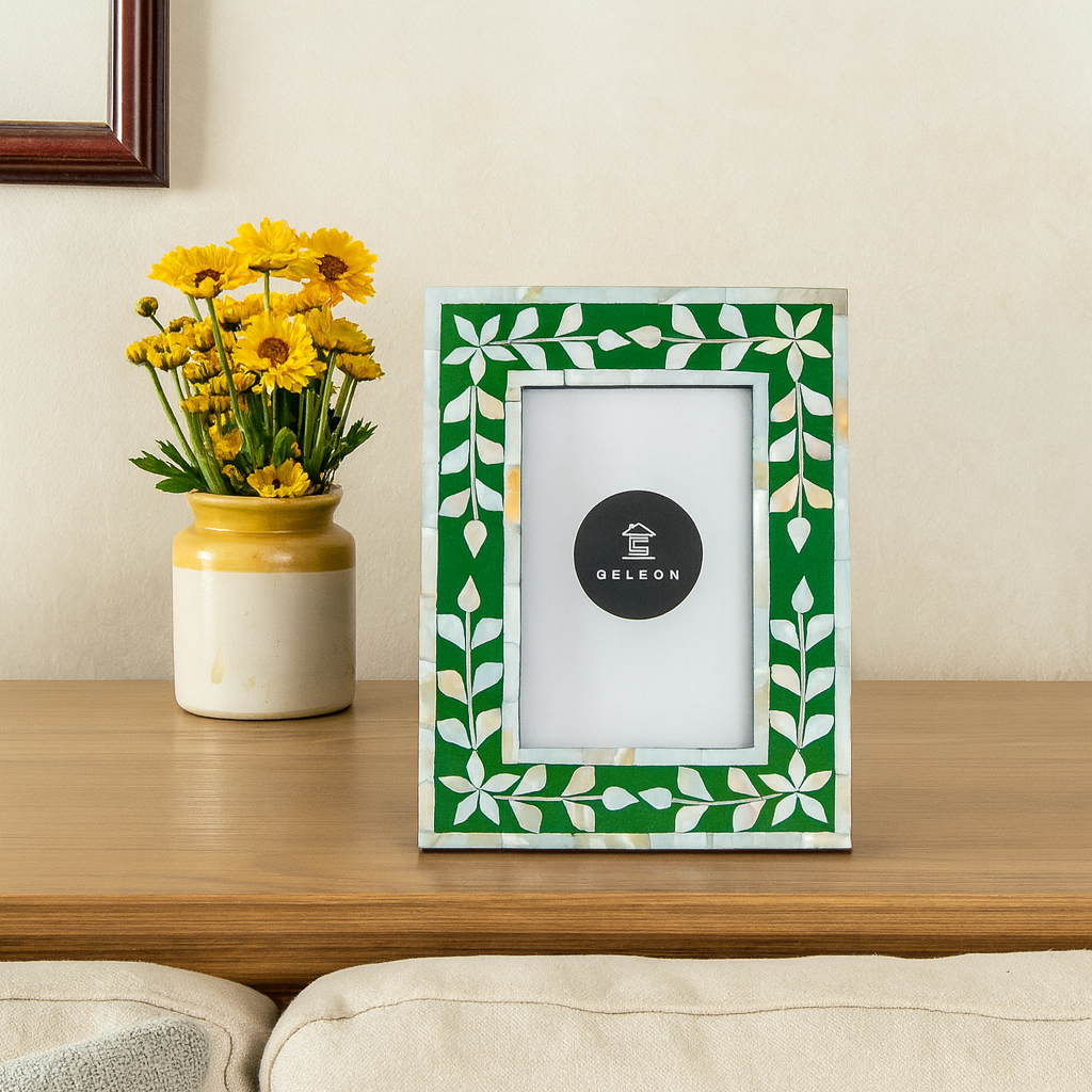 Maya Mother of Pearl Inlay Photo Frame