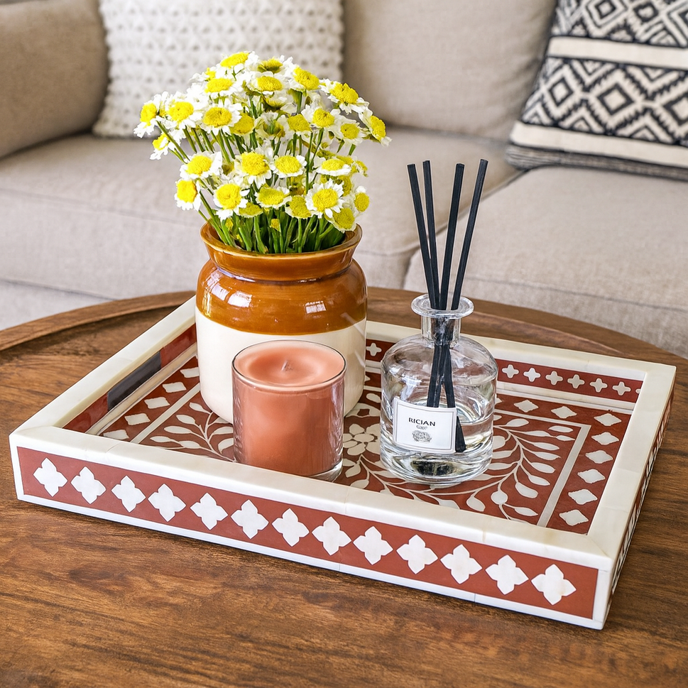 Olivia Bone Inlay Tray