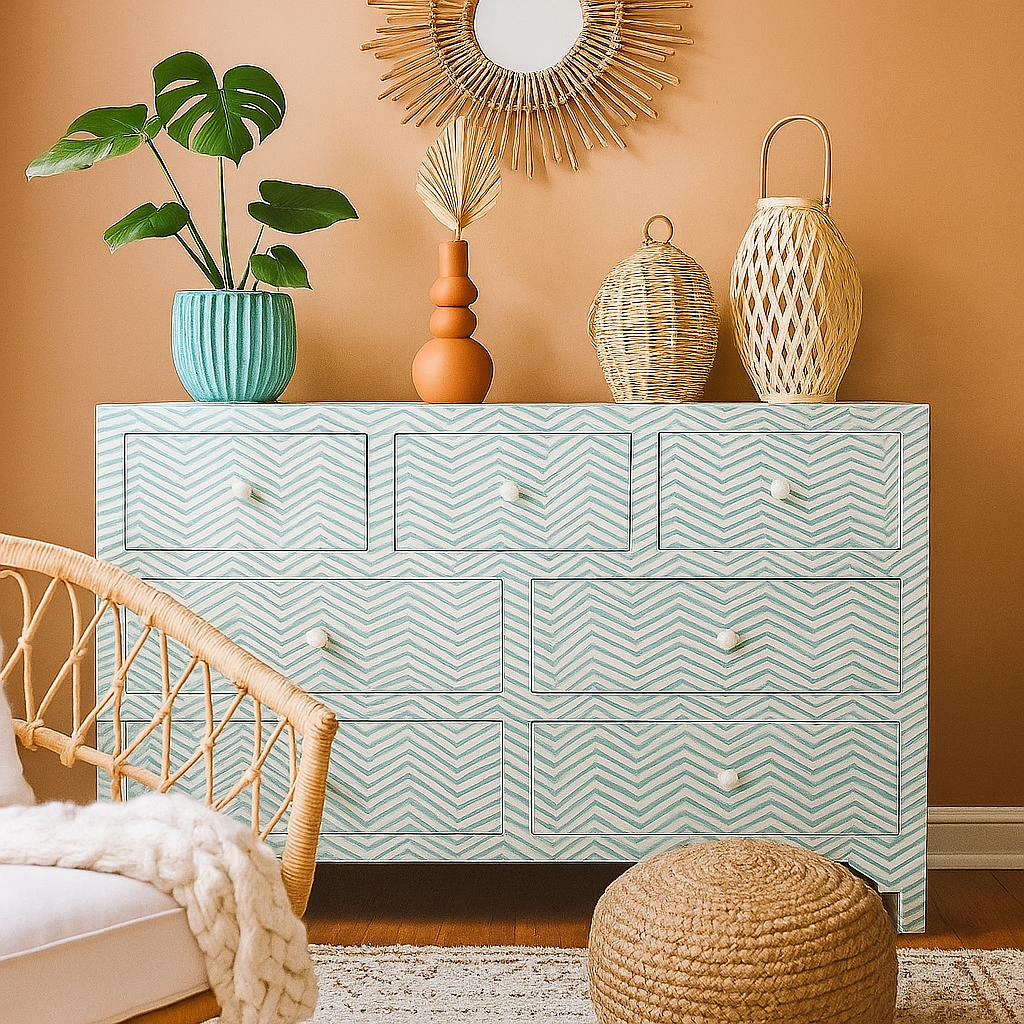 Ben Bone Inlay Dresser