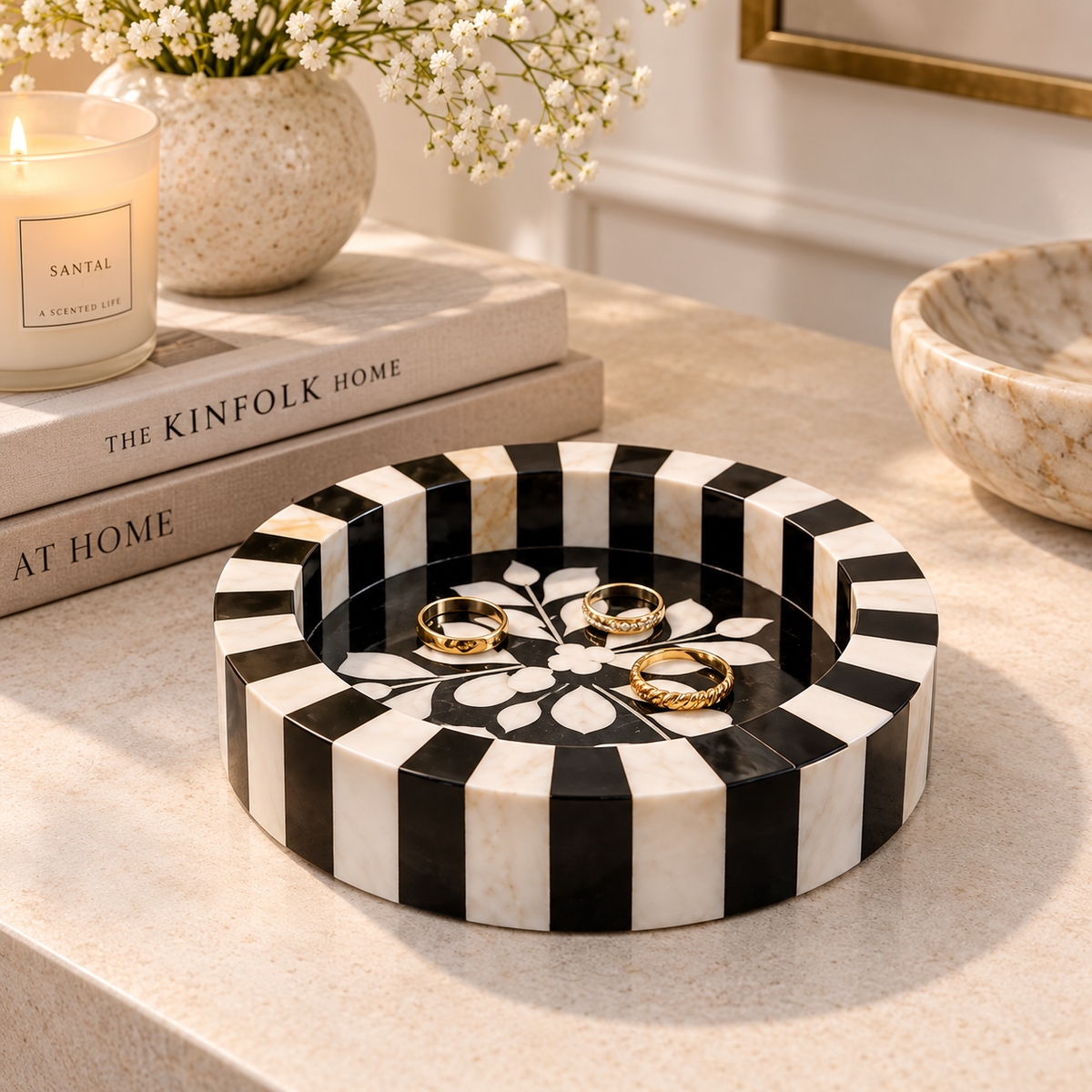Voreen Mother of Pearl Inlay Tray