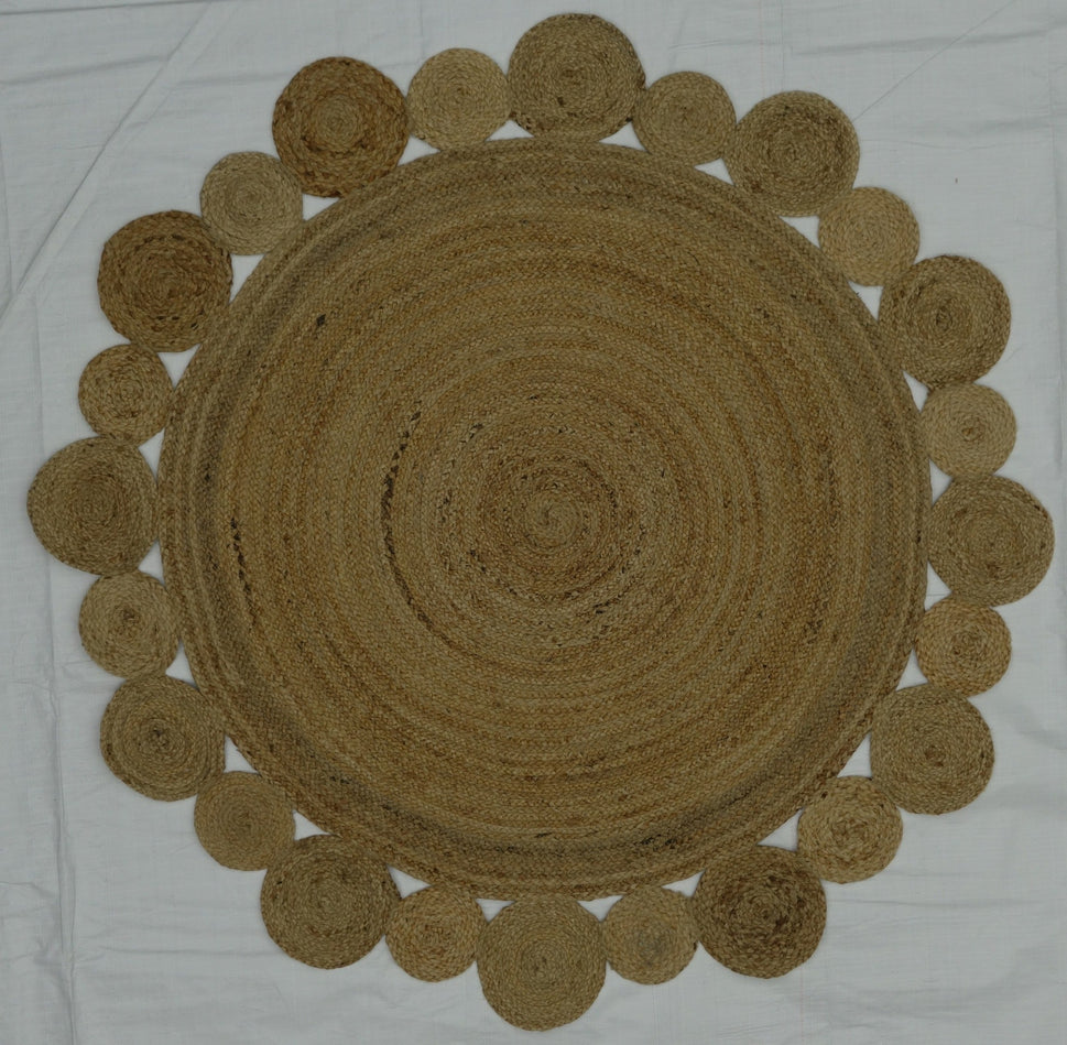 Chloe Handmade Natural Fiber Jute Rug