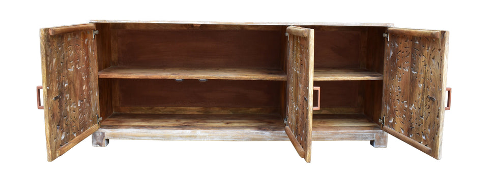 David Wooden Carved TV Cabinet