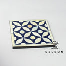 Switch Geometric Pattern Bone Inlay Coaster 3 image