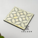 Switch Geometric Pattern Bone Inlay Coaster 2 image