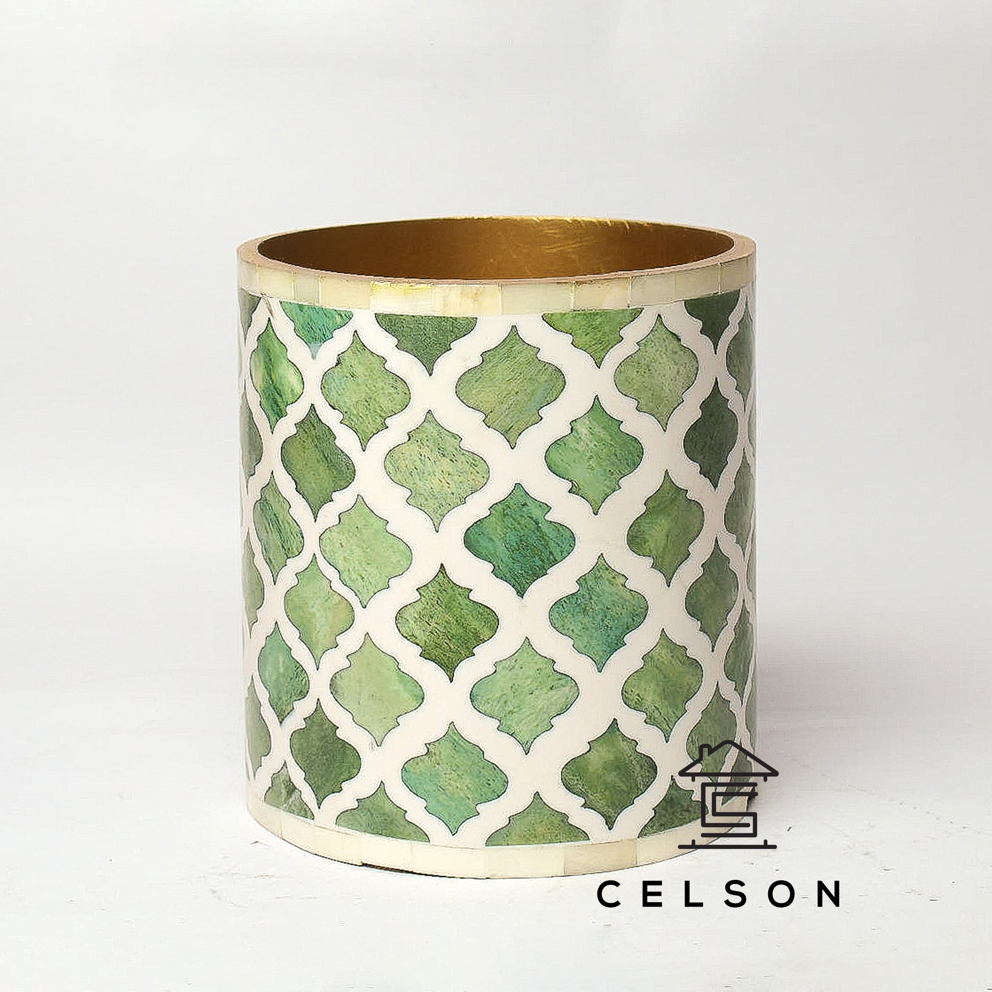 Mia Bone Inlay Vase