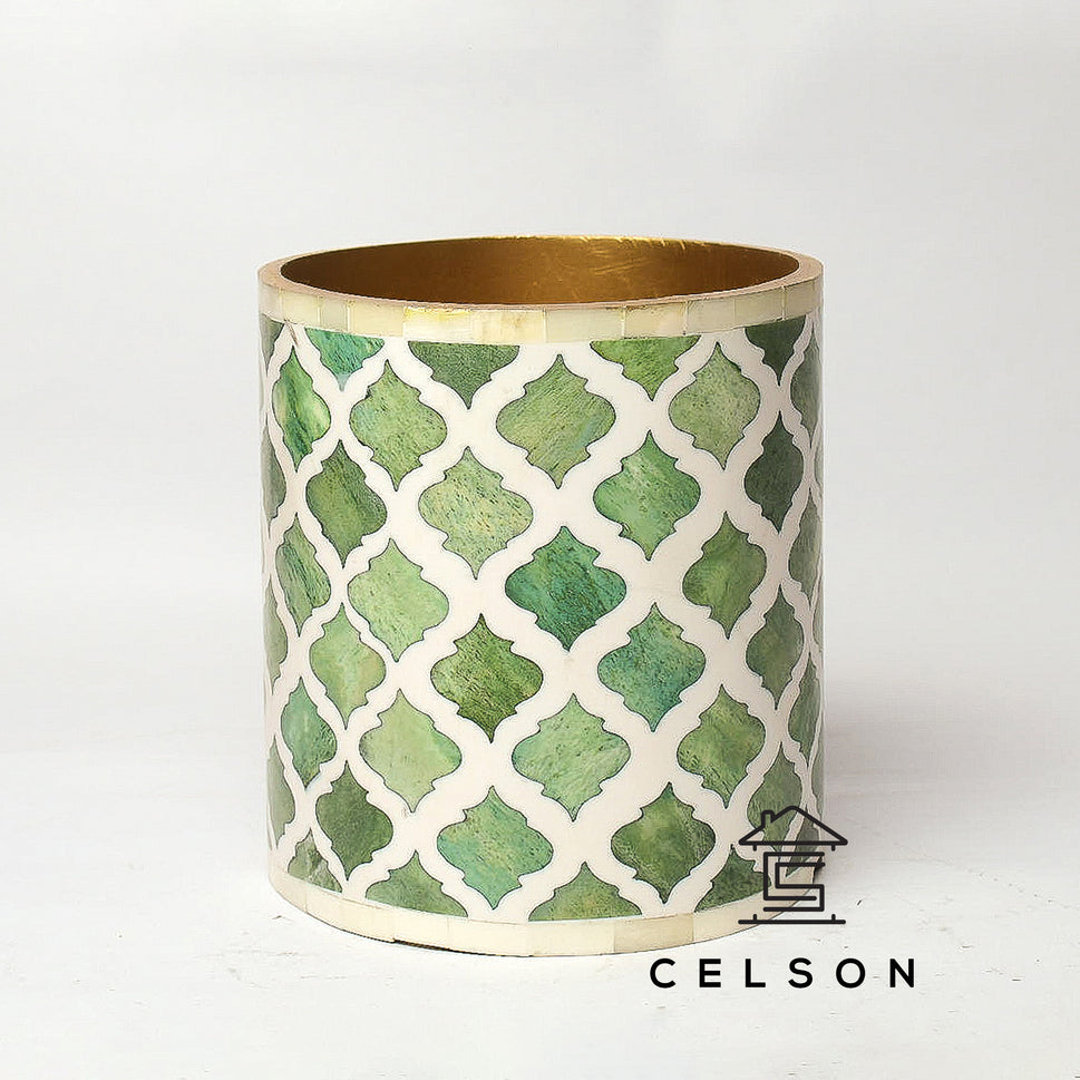 Mia Bone Inlay Vase