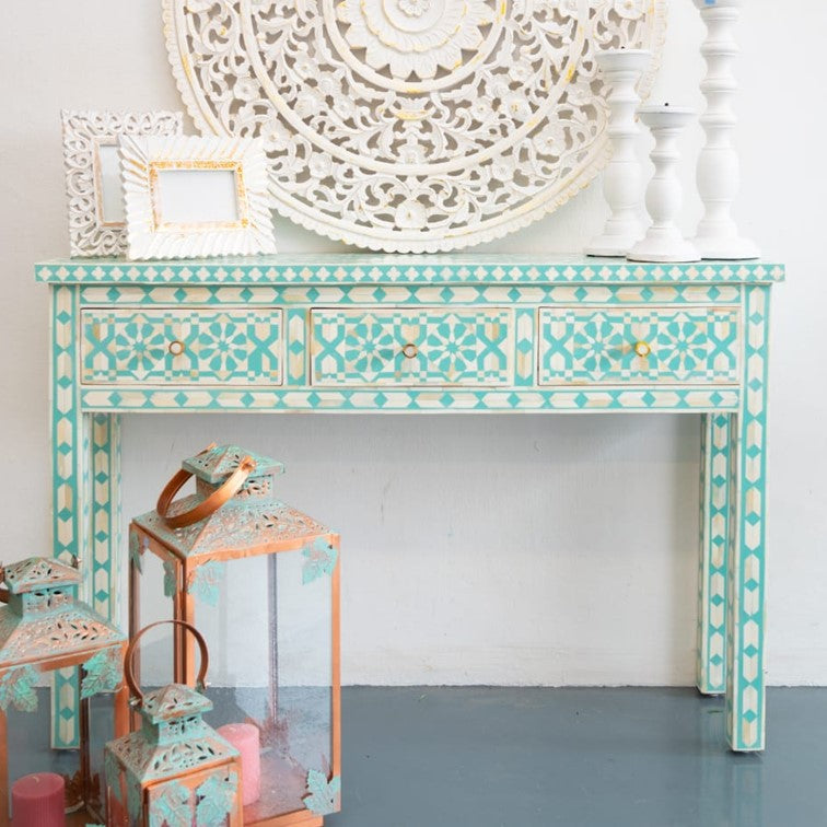 Nida Bone Inlay Console Table