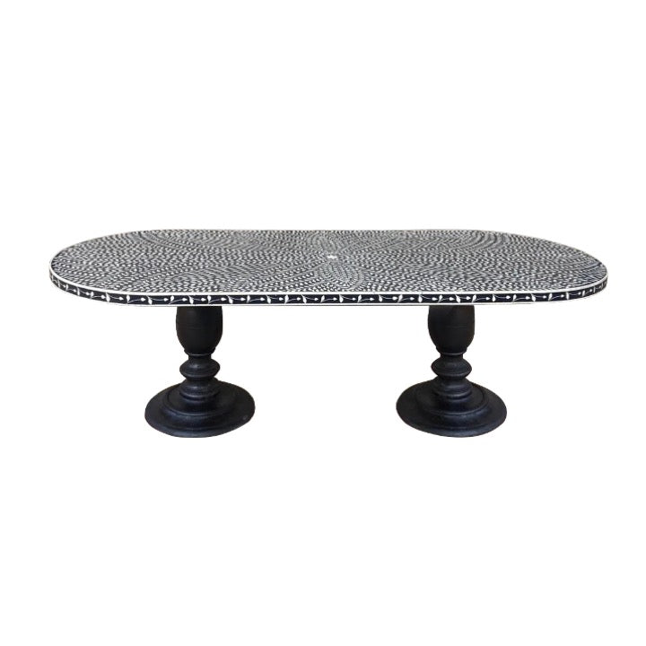 Hannan Bone Inlay Dining Table
