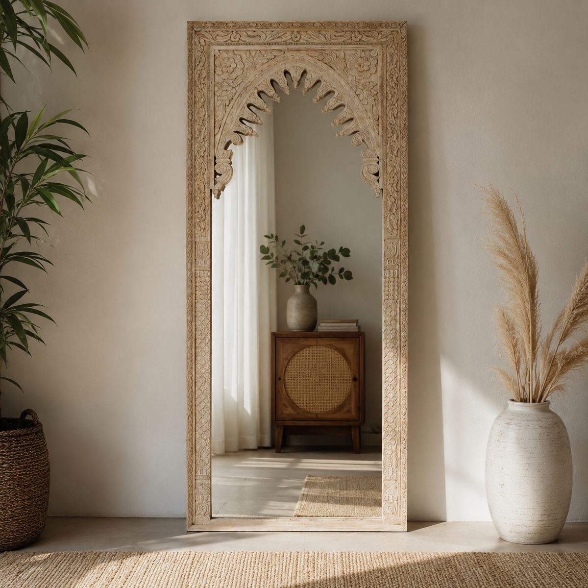 Rionar Hand Carved Mirror