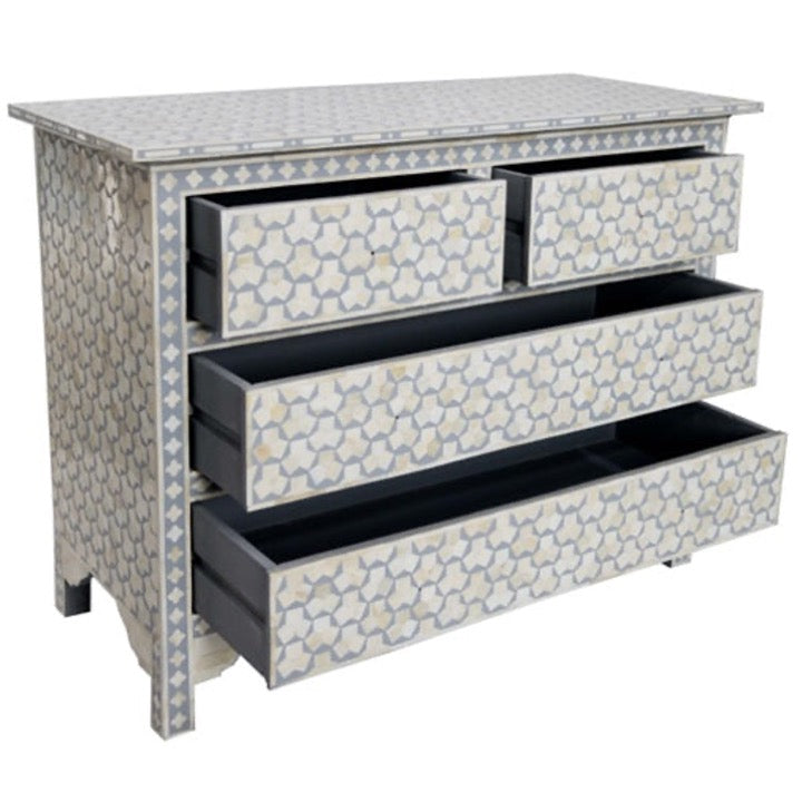 Ida Bone Inlay Chest of Drawer