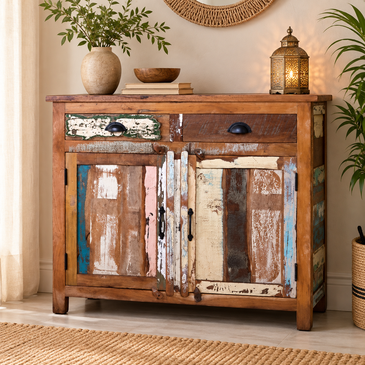 Martin Carved Wooden Cabinet