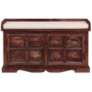 Switch Danielle Hand Carved Wooden Shoe Cabinet 2 image