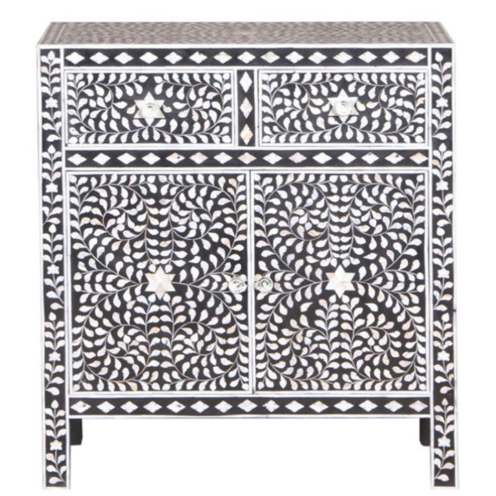 Vivek Mother of Pearl Inlay Cabinet