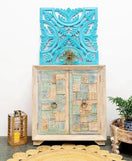 Switch Pitts Hand Carved Wooden Shoe Cabinet 2 image