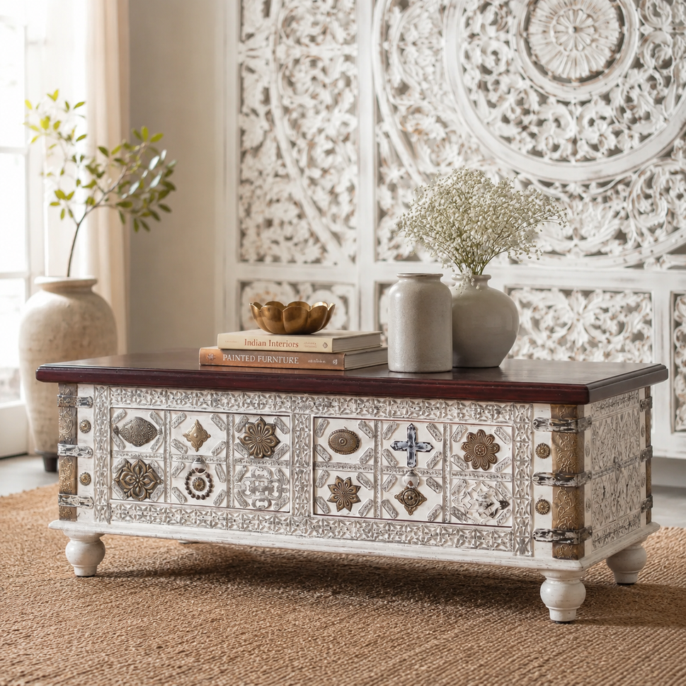 June Brass Fitted Coffee Table