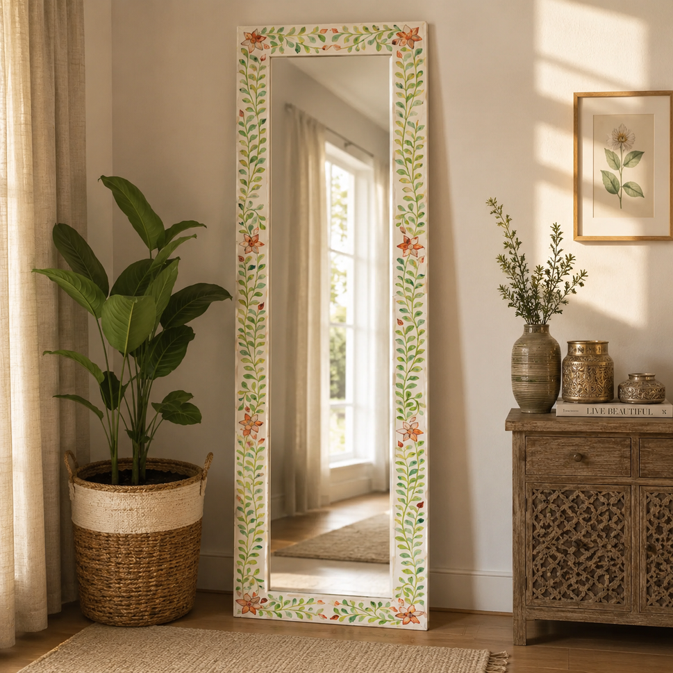 Mary Bone Inlay Mirror