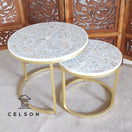 Switch Emma Mother of Pearl Inlay Nesting Coffee Table 2 image