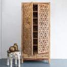 Switch Erica Hand Carved Wooden Shoe Cabinet 2 image