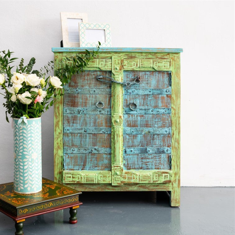 Moorer Carved Wooden Cabinet