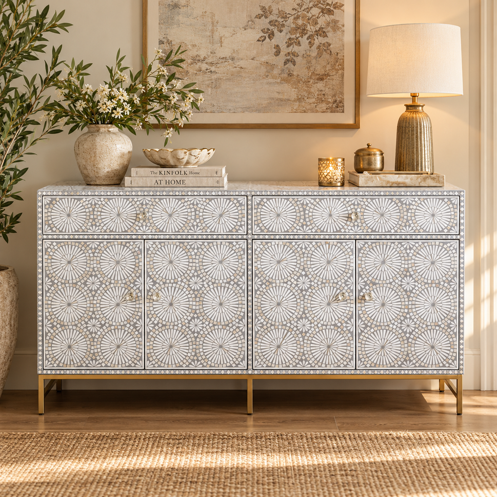 Janet Mother of Pearl Inlay Sideboard