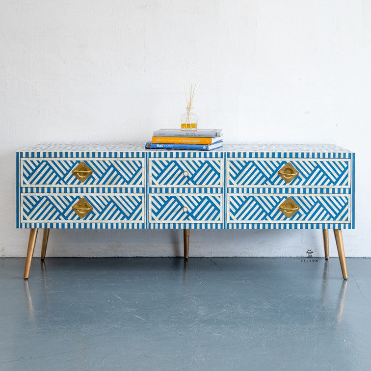 Bedella Bone Inlay TV Cabinet