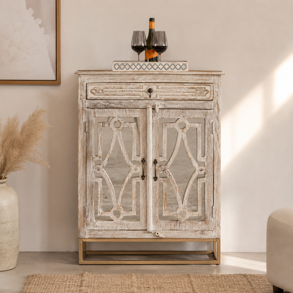 Bartolo Wooden Bar Cabinet