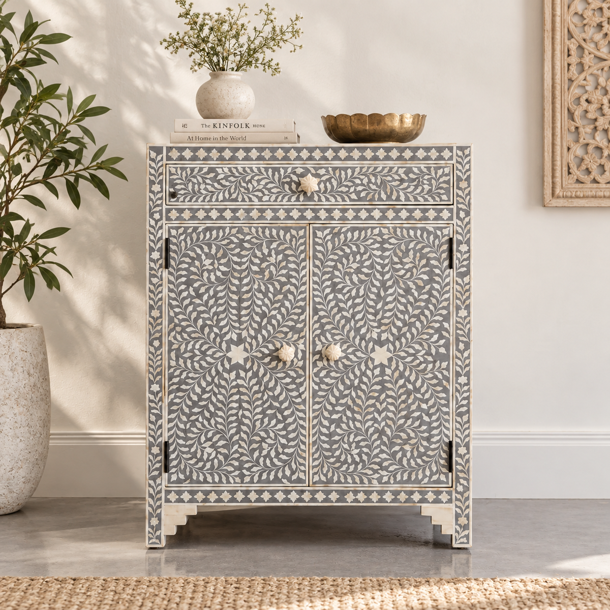 Rebecca Bone inlay Cabinet