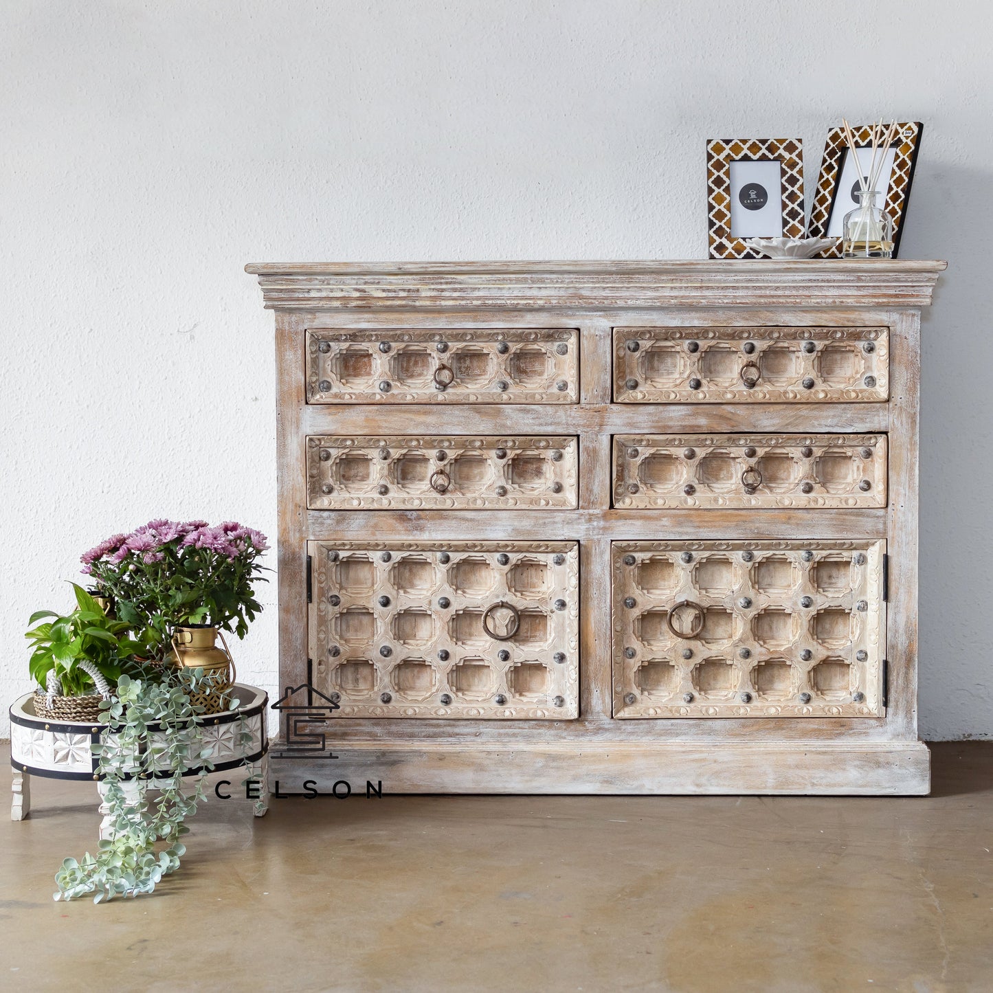 Ridhi Wooden Chest of Drawer