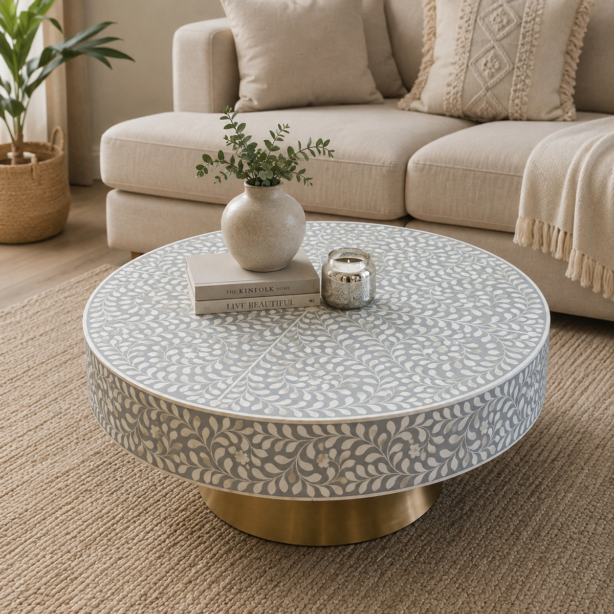 Sherya Bone Inlay Coffee Table
