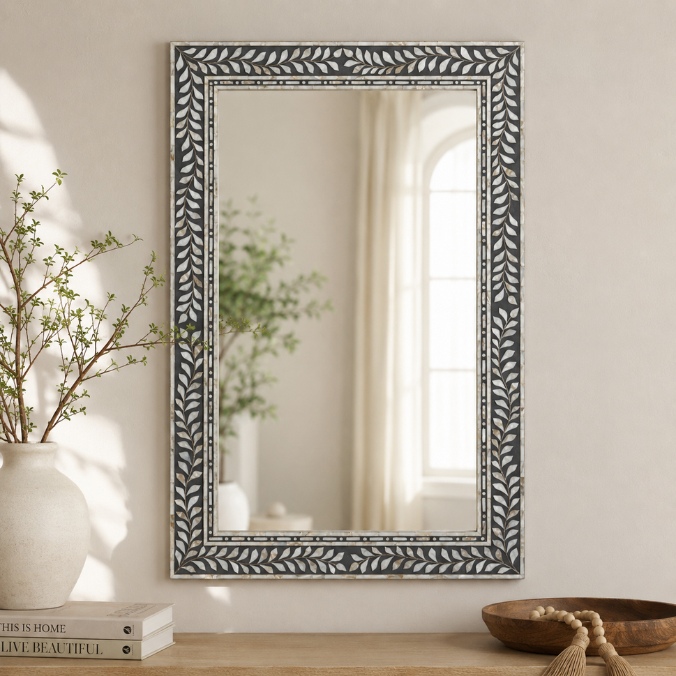 Chris Mother of Pearl Inlay Mirror