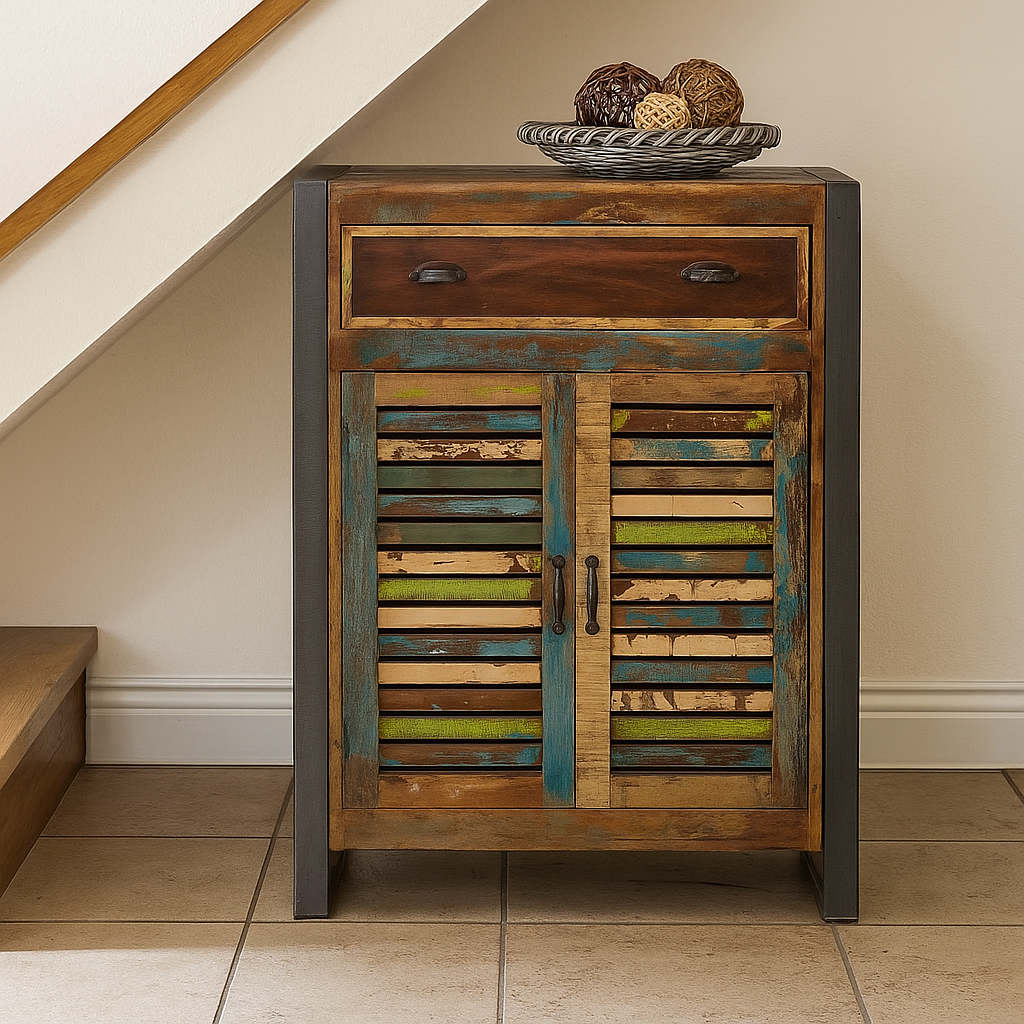 Hannah Wooden Shoe Cabinet
