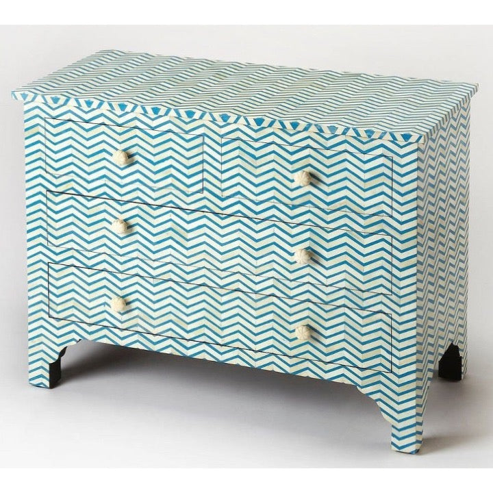 Elba Bone Inlay Chest of Drawer