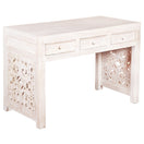 Switch Haley Wooden Hand Carved Study Table 2 image
