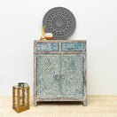 Switch Jenn Hand Carved Wooden Shoe Cabinet 2 image