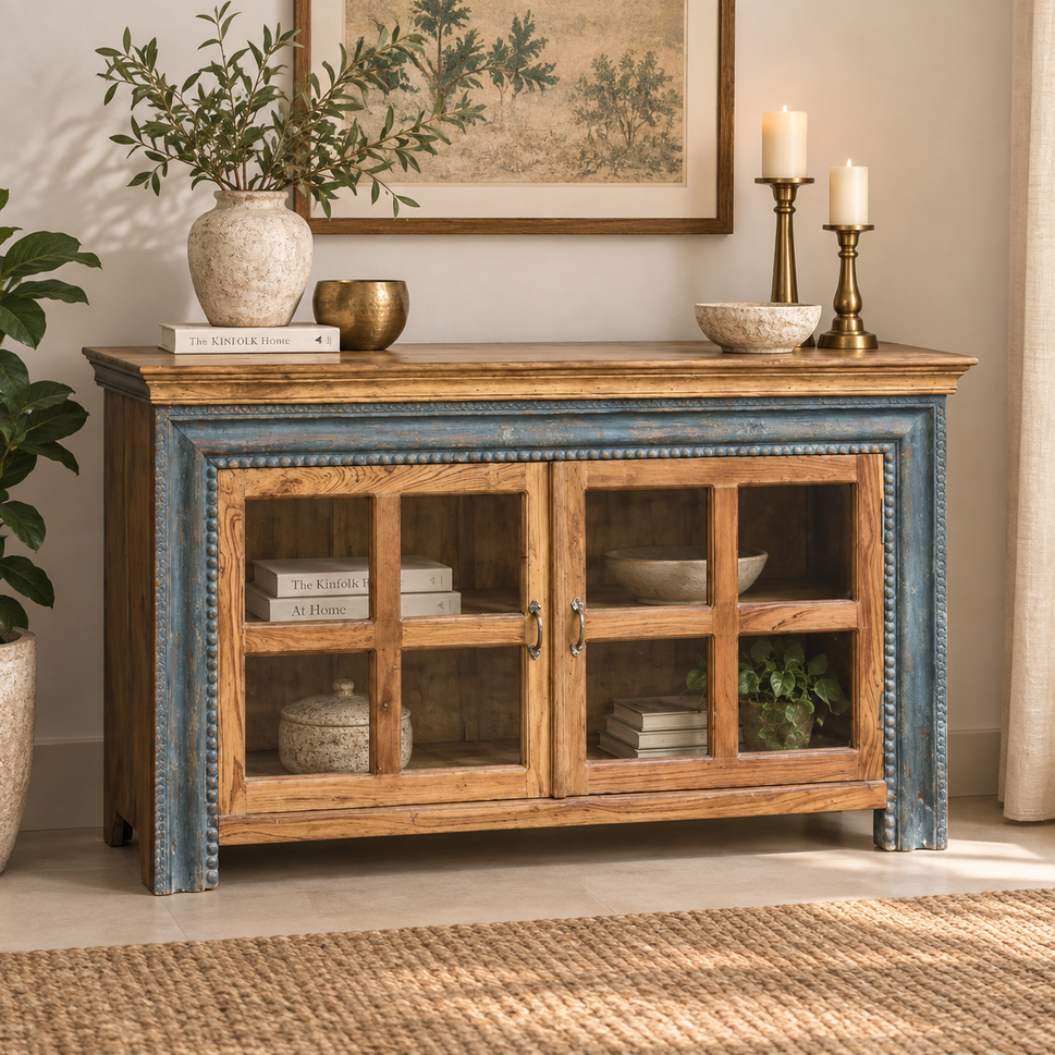 Kaizen Carved Wooden Sideboard