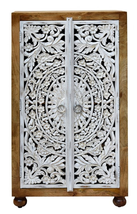 Henry Hand Carved Cabinet