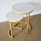 Switch Farah Mother of Pearl Inlay Nesting Table Set 3 image