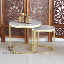 Switch Emma Mother of Pearl Inlay Nesting Coffee Table 3 image