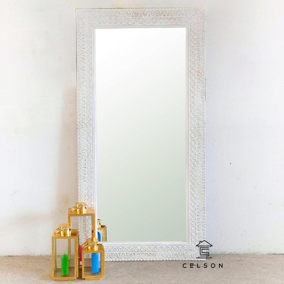 Riva Indian Wood Full Length Mirror