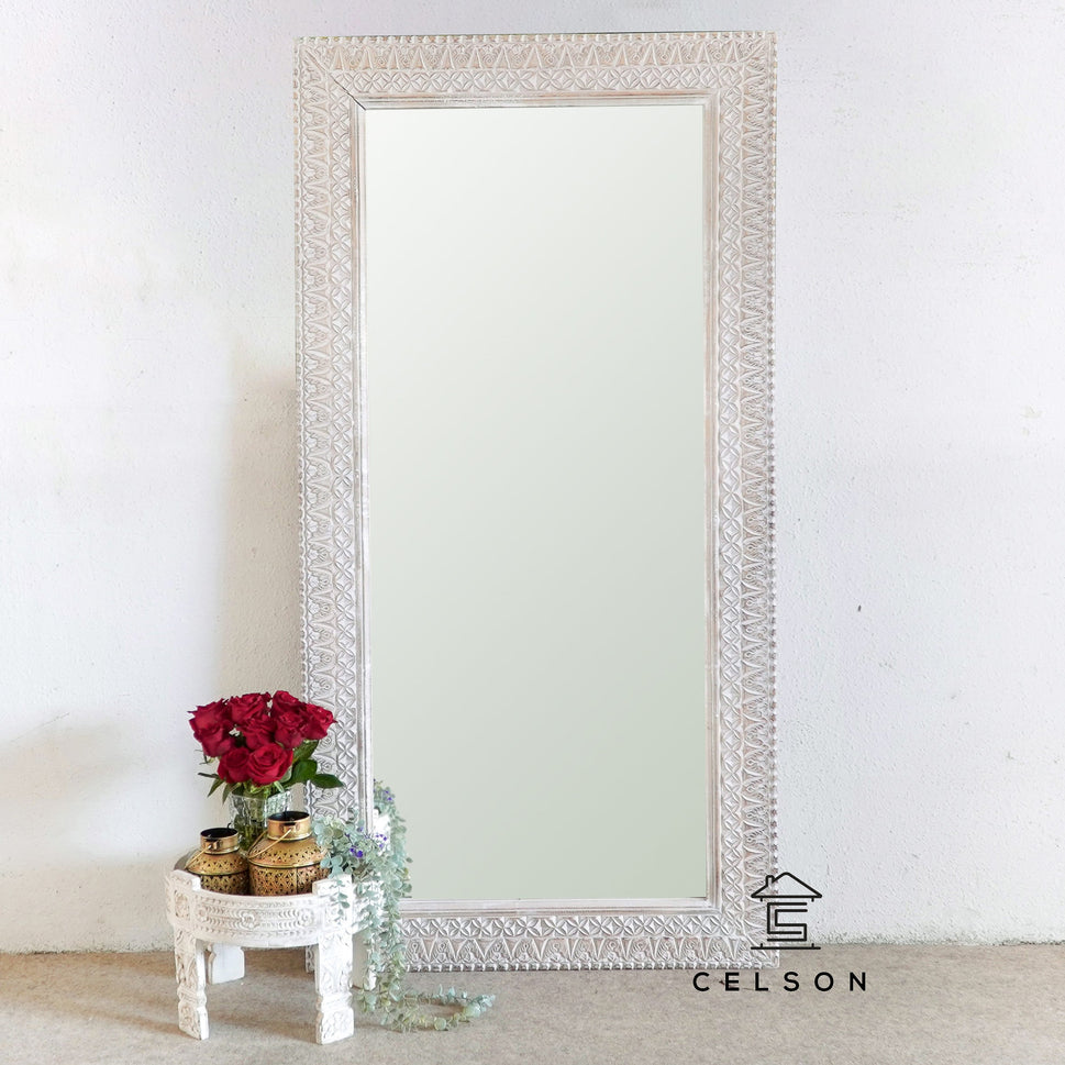 Riva Indian Wood Full Length Mirror