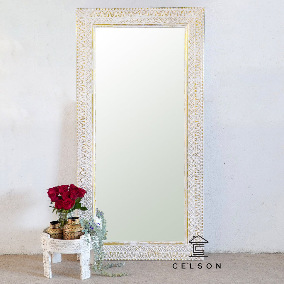 Riva Indian Wood Full Length Mirror