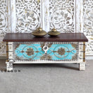Switch Samma  Vintage Style Brass Fitted Wooden Trunk 2 image