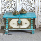 Switch Lisa Vintage Style Brass Fitted Wooden Trunk 2 image