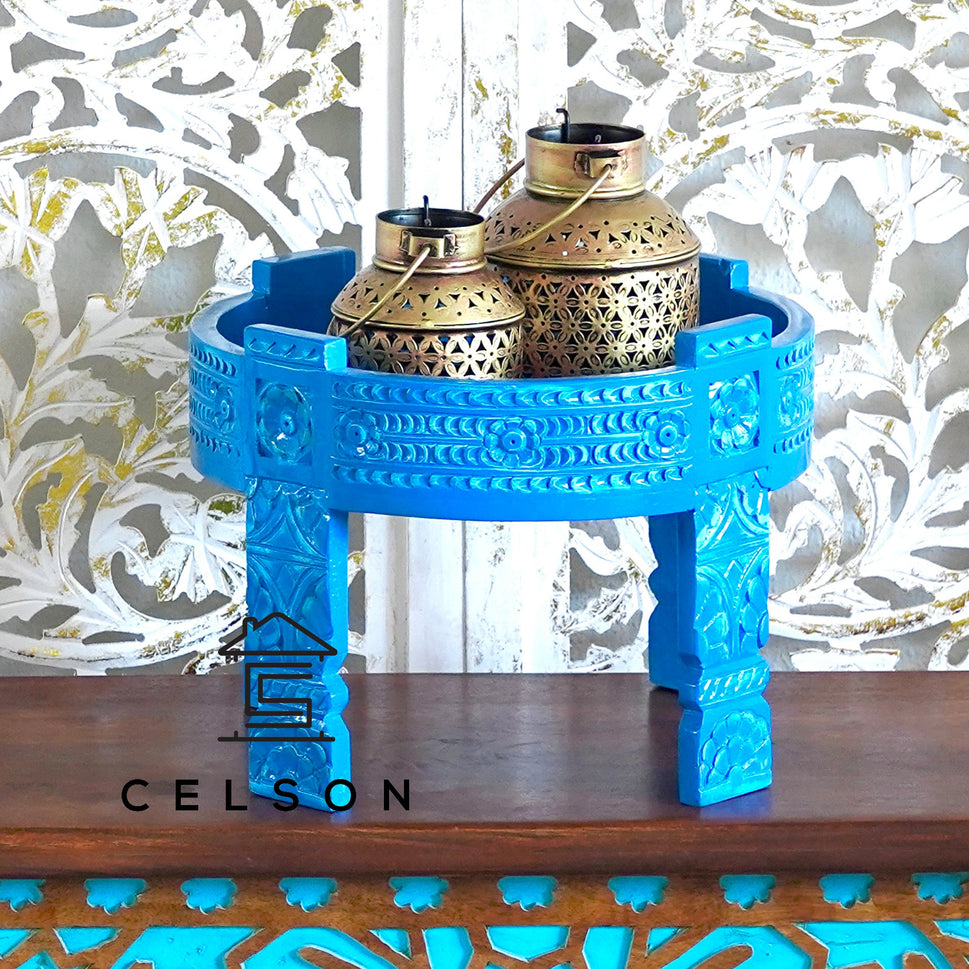 Yana Carved Chakki Table