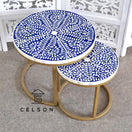 Switch Jack Bone Inlay Nesting Table 3 image